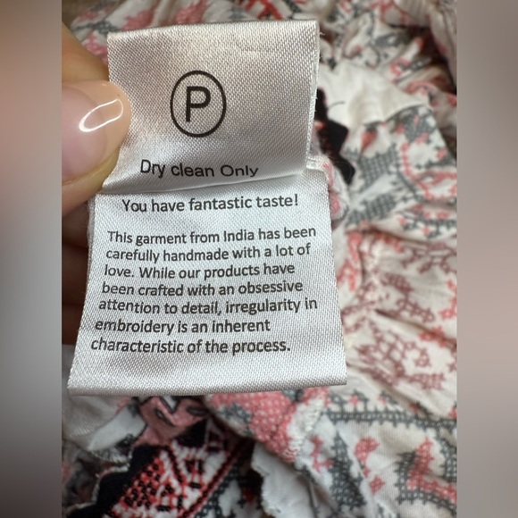 Rococo Sand Bedeck Mini Skirt In Red Black White Print XS - Picture 12 of 13